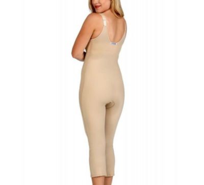 Zip Front Capri length Bodysuit