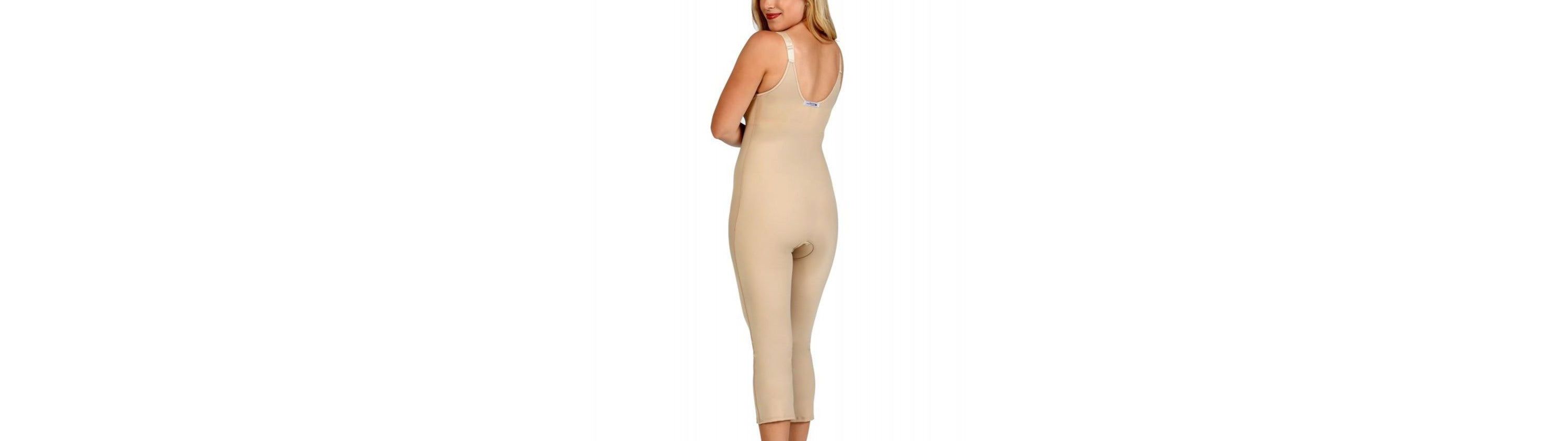 Zip Front Capri length Bodysuit