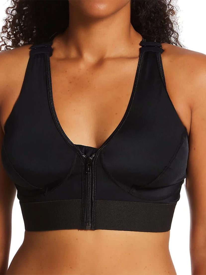 Front Zip Racerback Bra