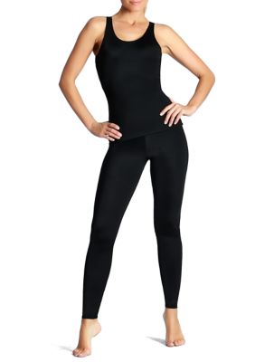 InstantFigure Women's Sleeveless Pant Bodycon, Black, XL