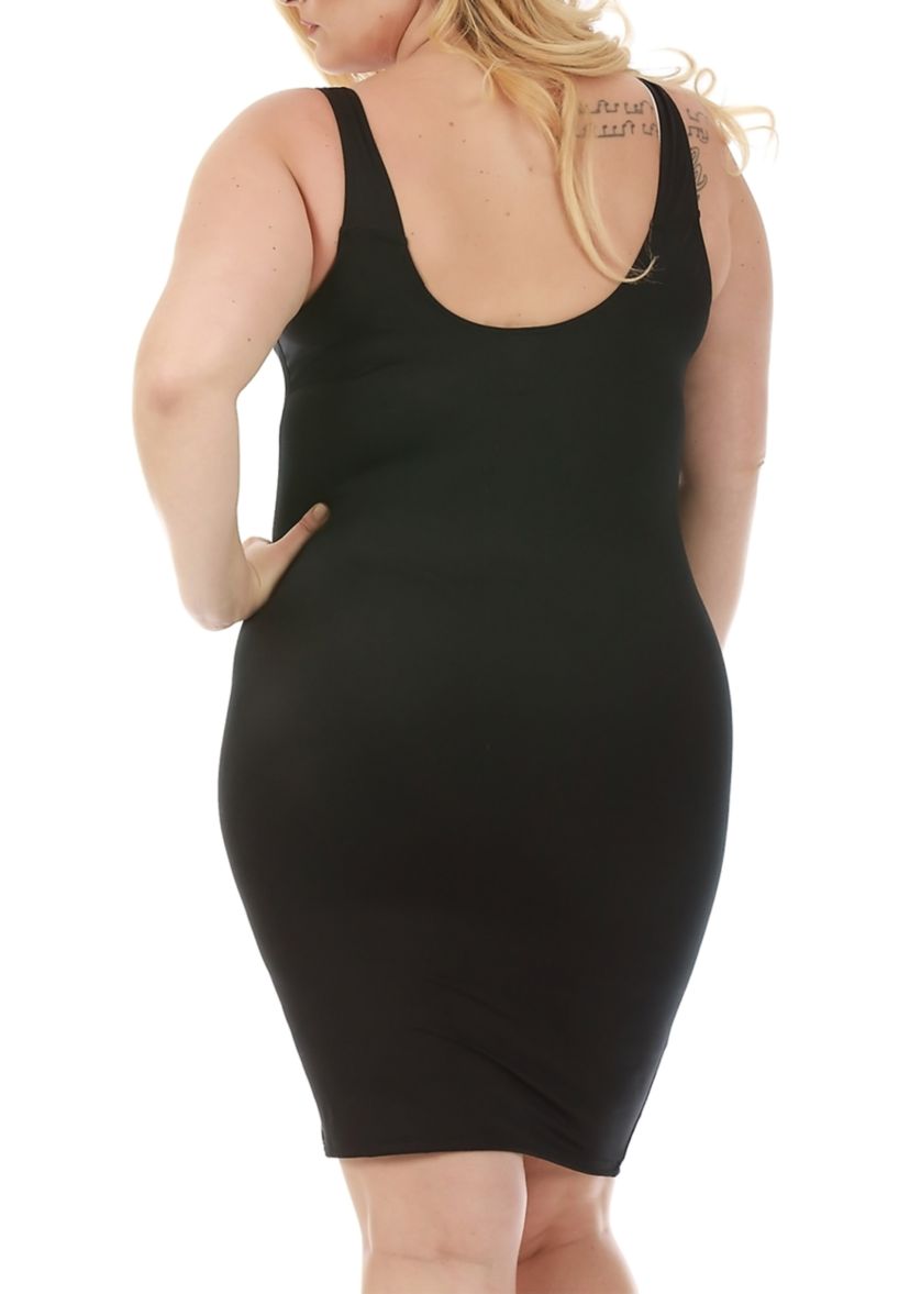 Open Bust Slip Dress