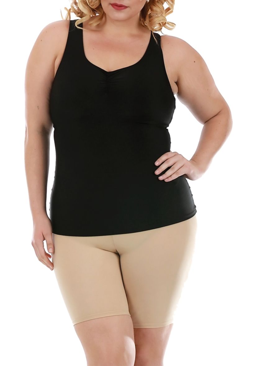 Shirred Bust Tank Top