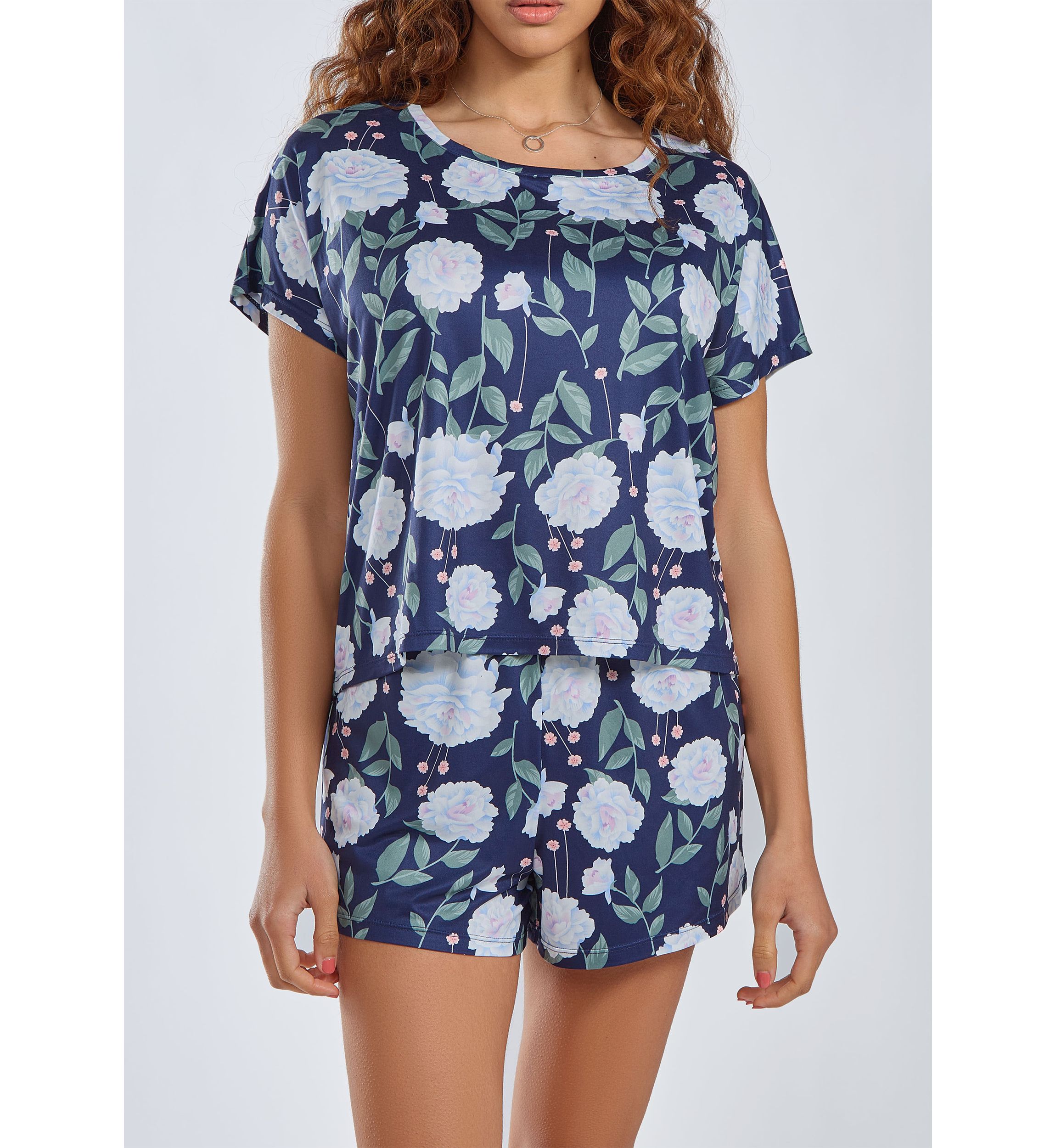 Womans Ultra Soft Top and Shorts Pajama Set