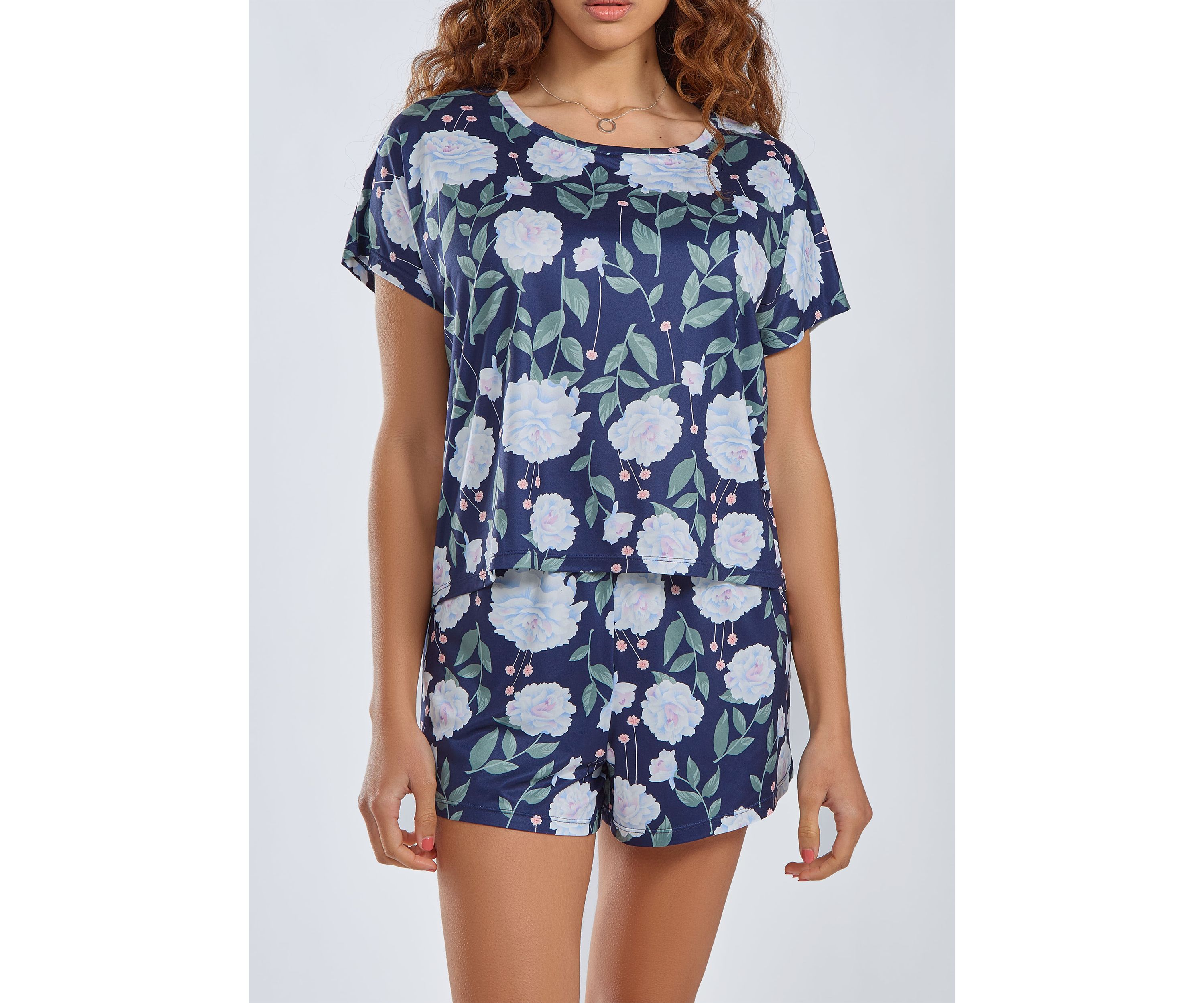 Womans Ultra Soft Top and Shorts Pajama Set