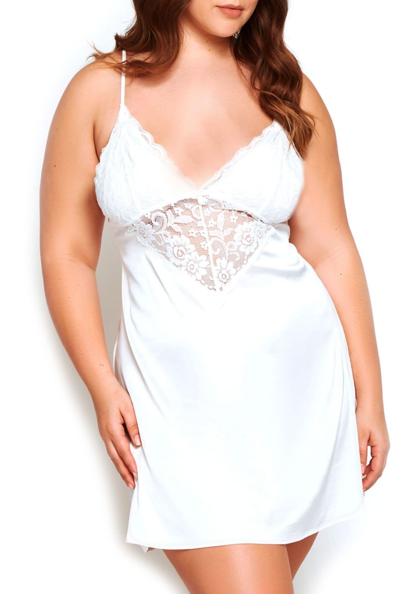Plus Size Elissa Breezy Lace Chemise