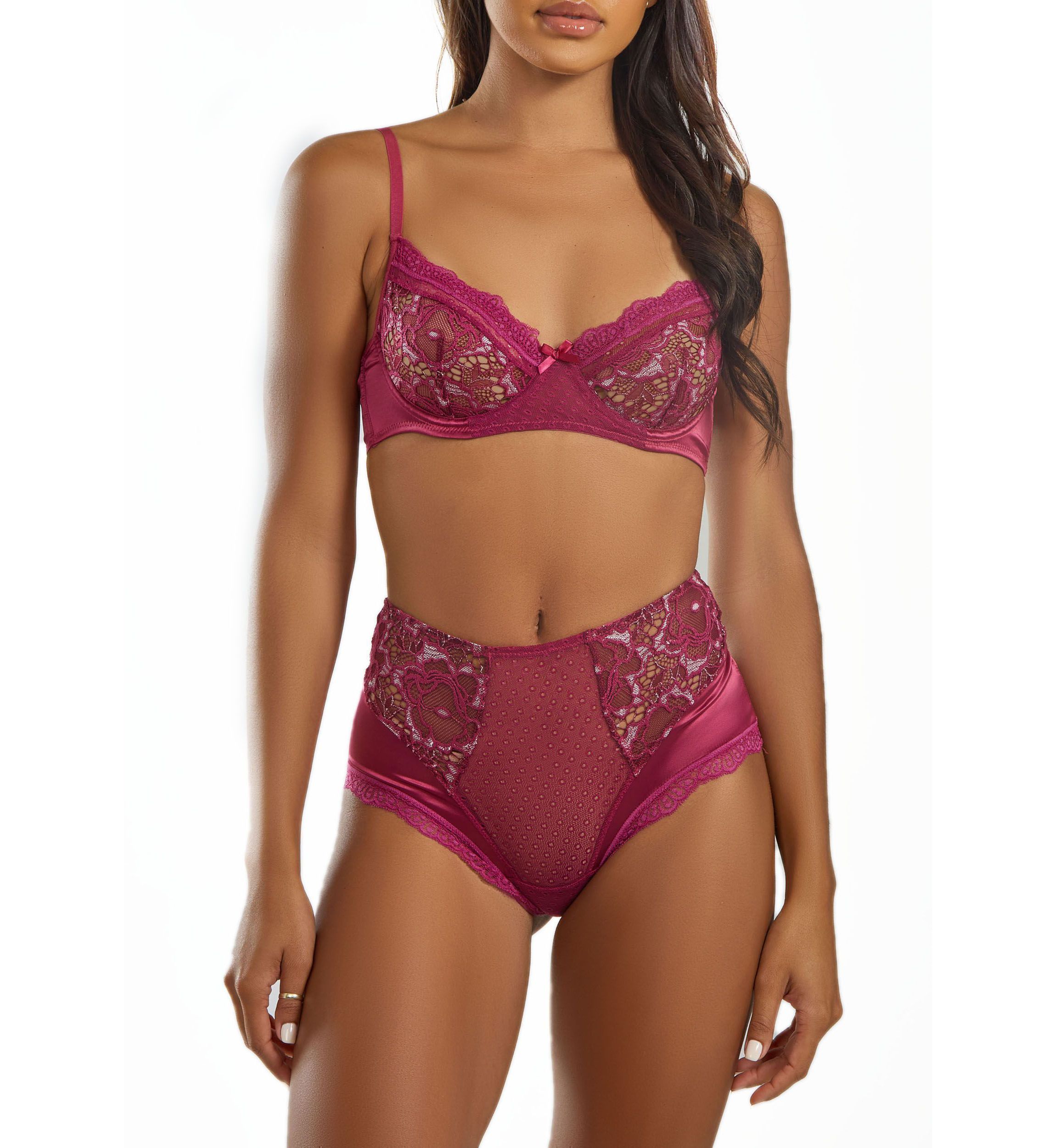 Womens 2pc Bralete and Panty Lingerie Set