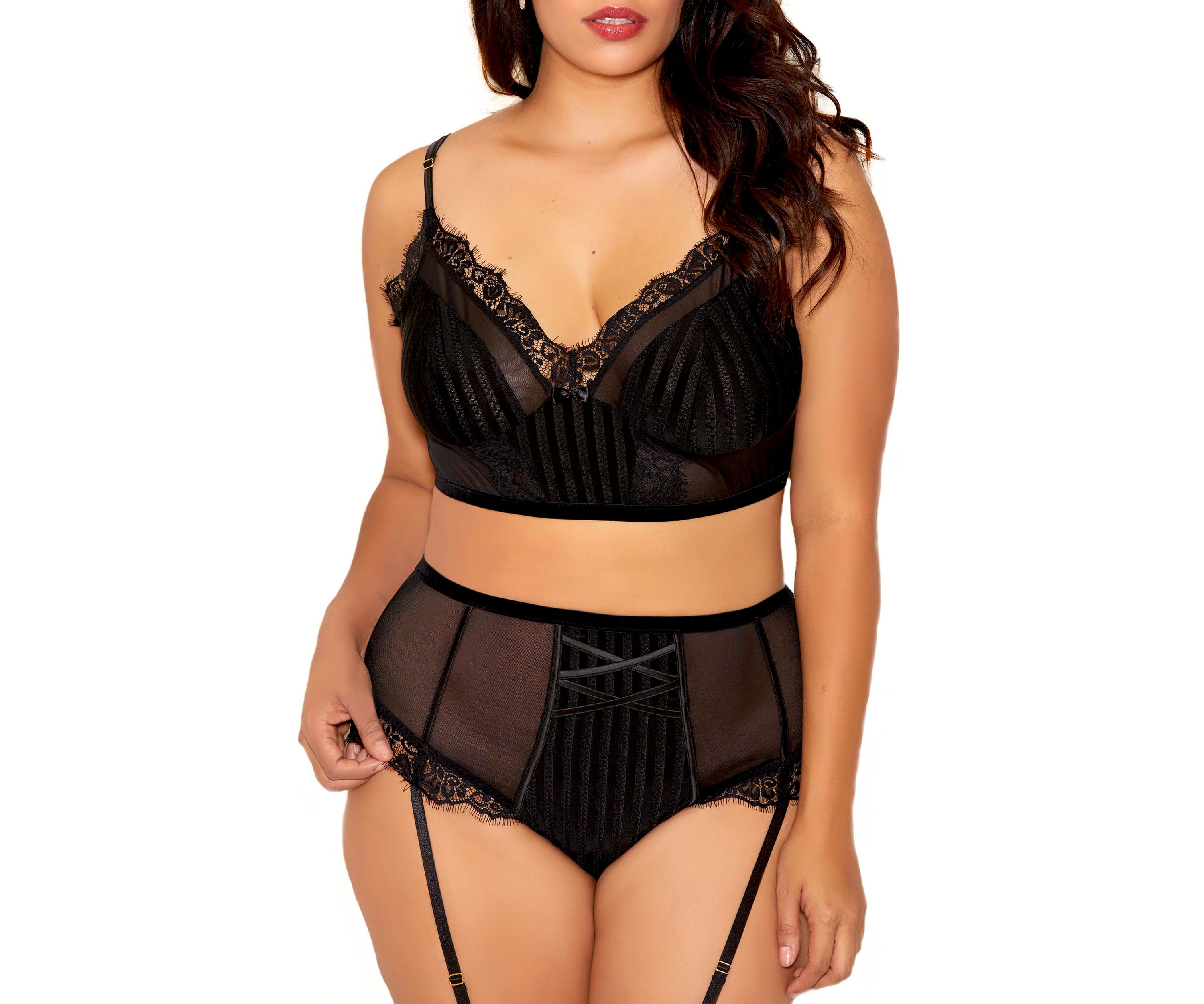 Plus Size Selena Bralette Set