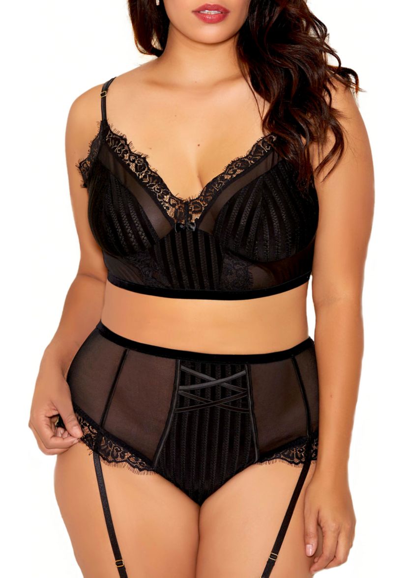 Plus Size Selena Bralette Set