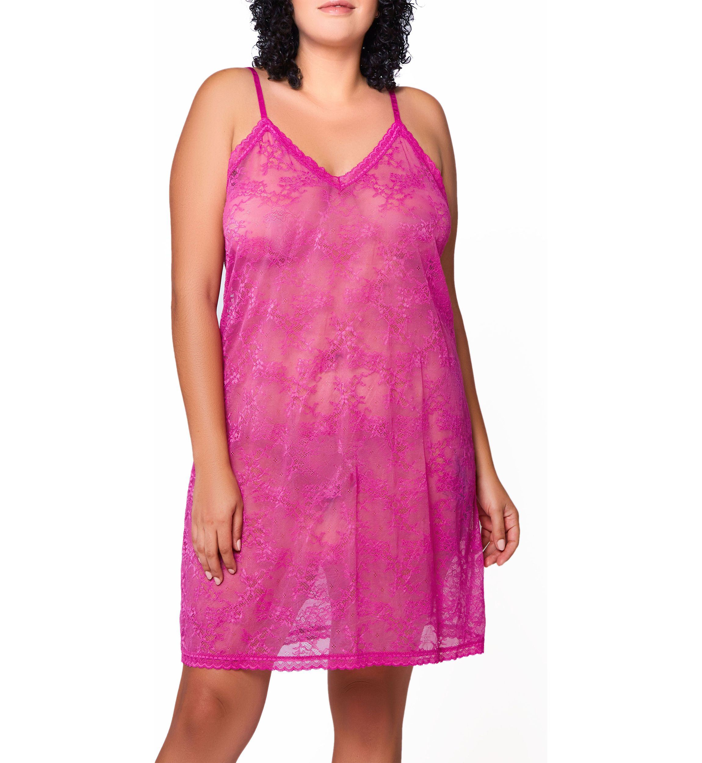 Arlyn Plus Size all Lace very  Sheer  Chemise