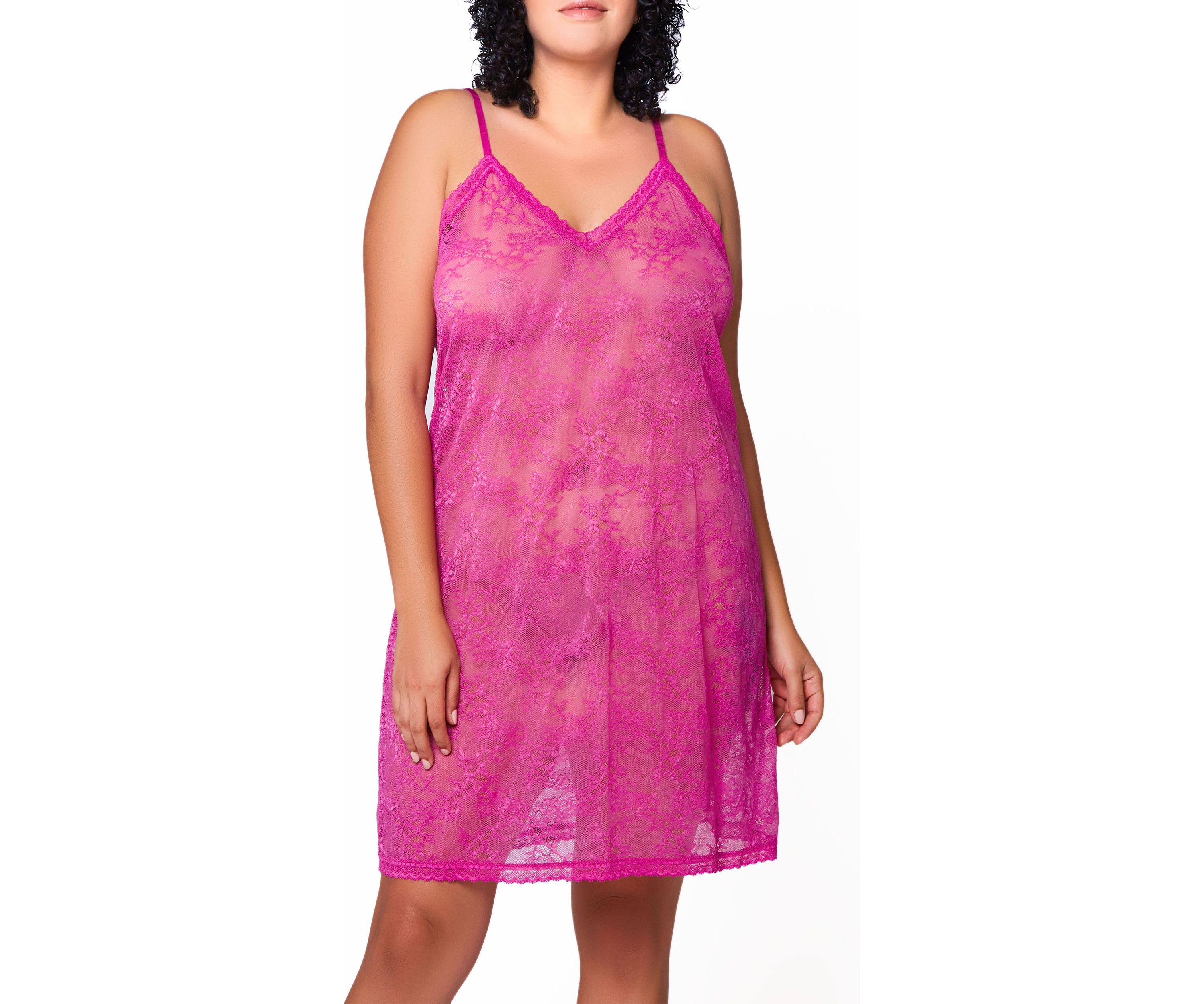 Arlyn Plus Size all Lace very  Sheer  Chemise