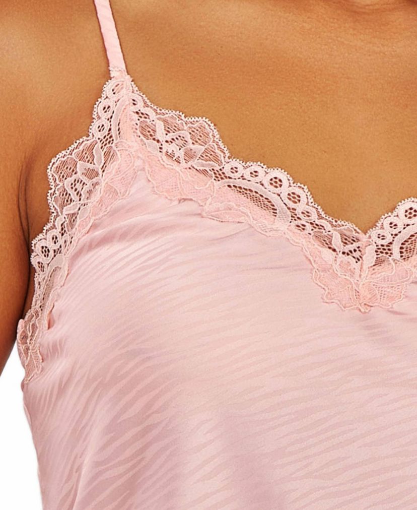 Womens  Zebra Print Cami and Short Set