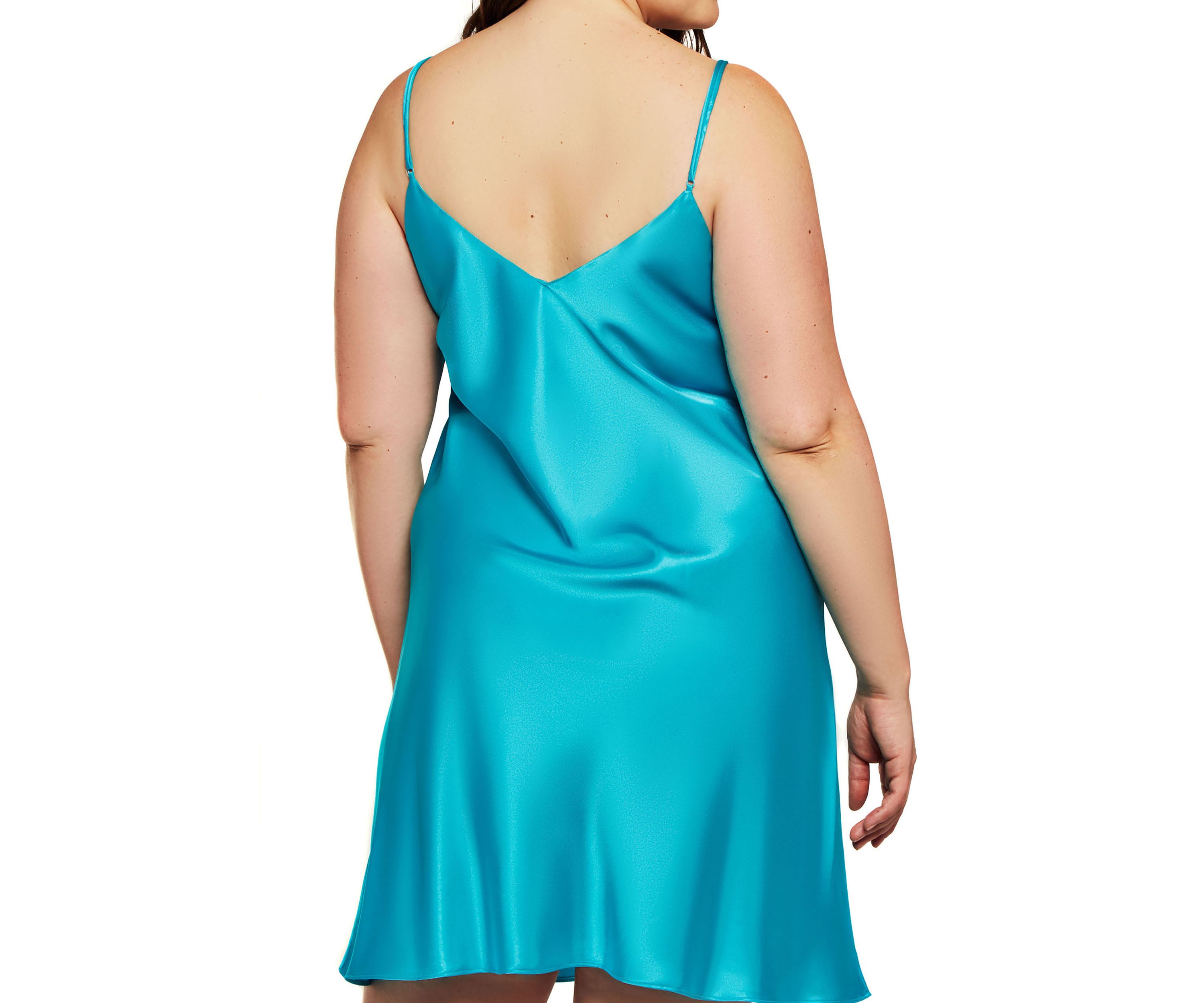 Plus Size Marina Lux Satin Chemise