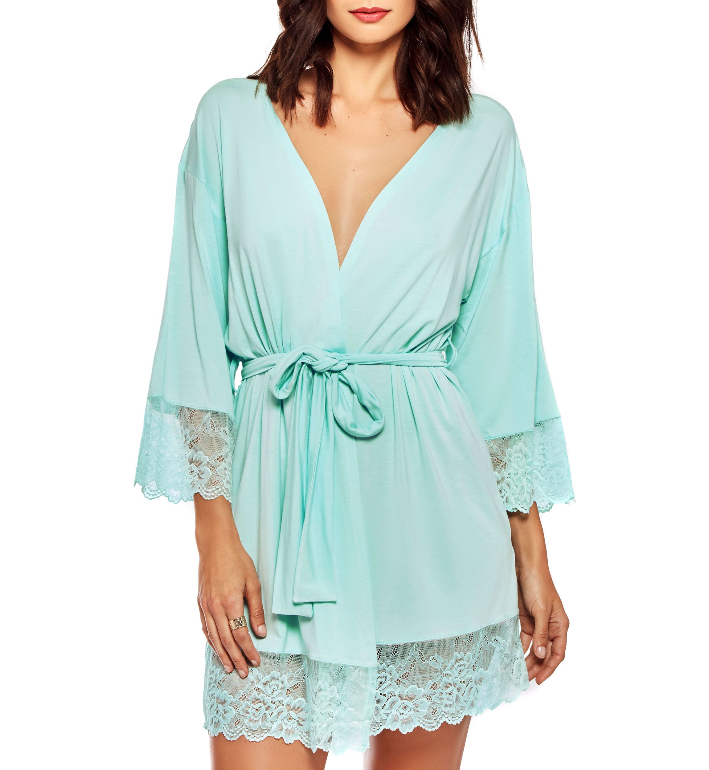 Alina Lace Overlay Modal Robe