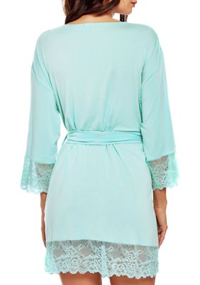 Alina Lace Overlay Modal Robe