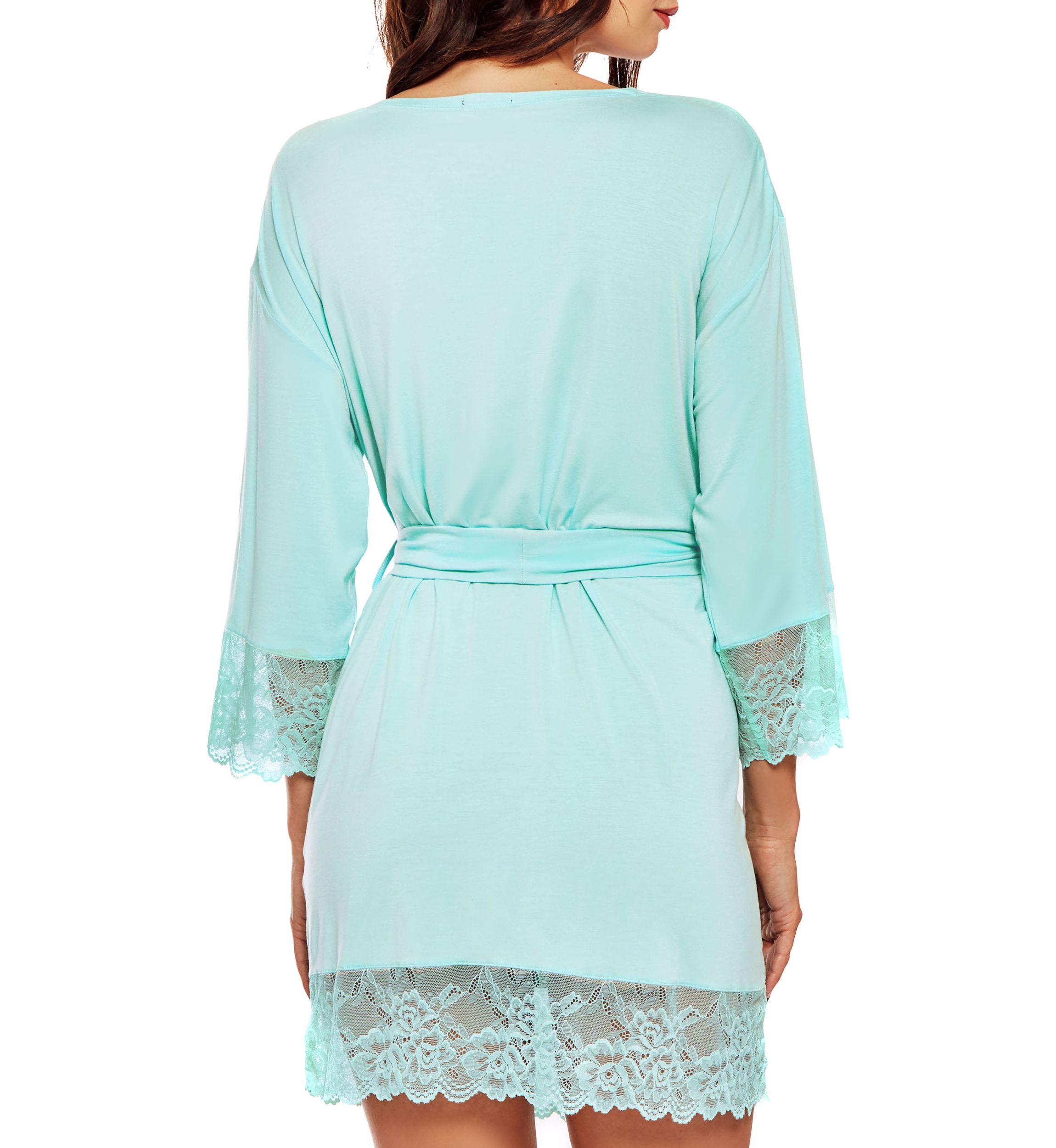 Alina Lace Overlay Modal Robe