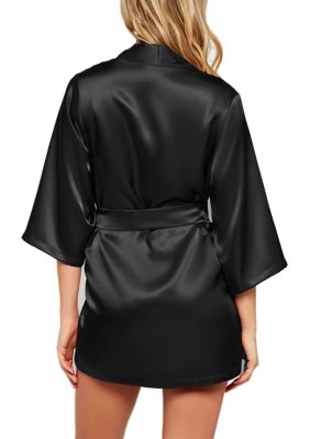 Lyla Lux Satin Short Robe