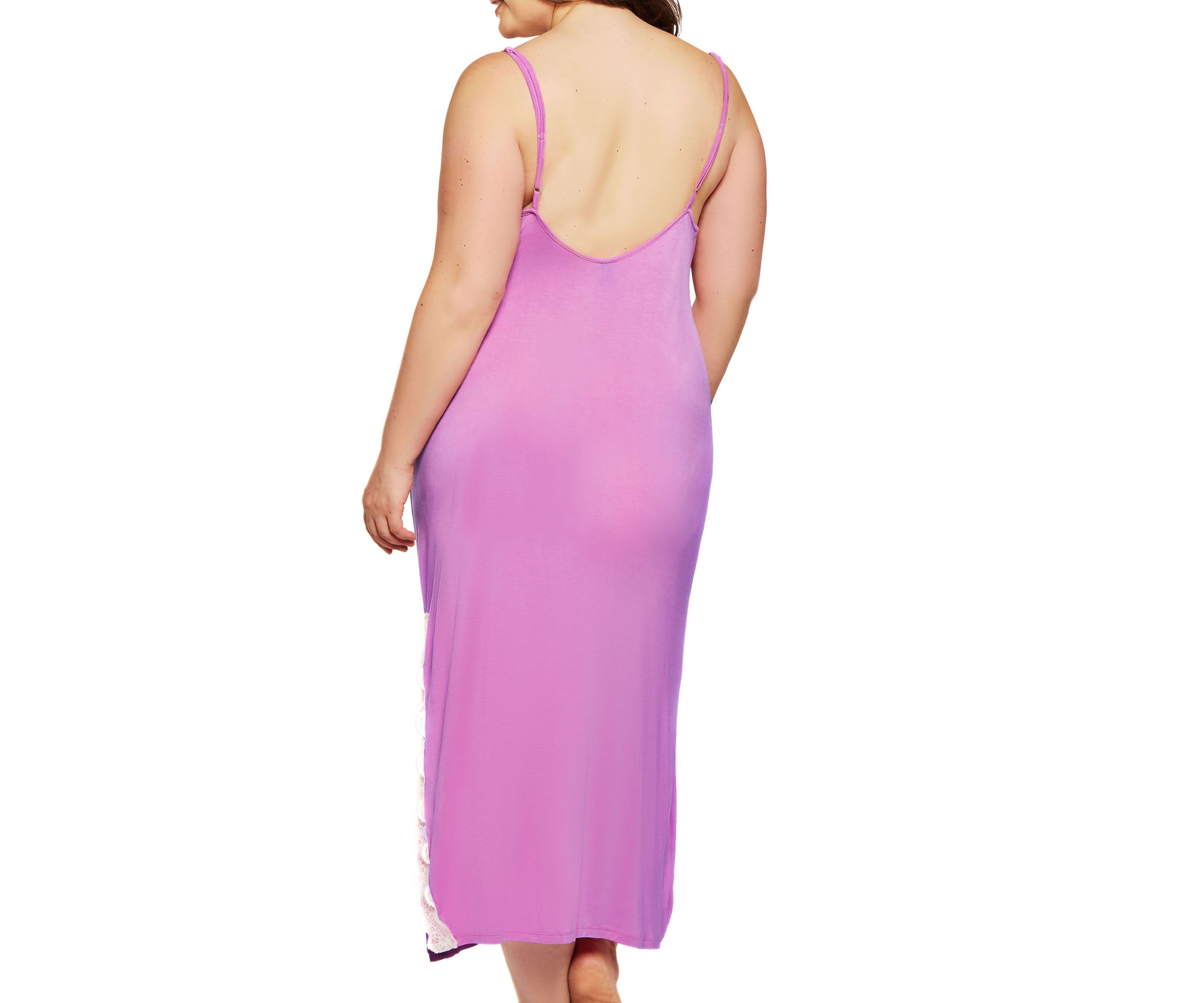 Plus Size Aleia Modal and Lace Gown