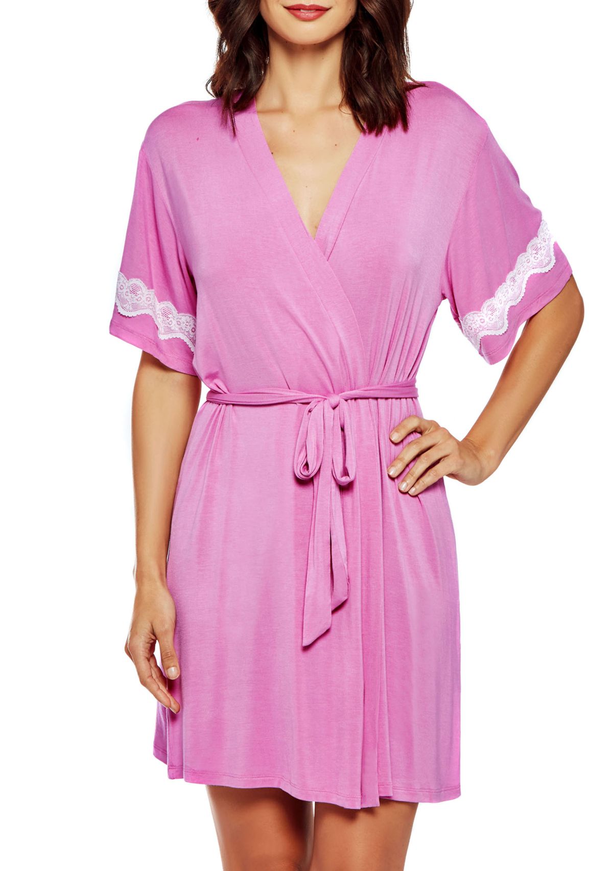 Aleia Modal and Lace Robe