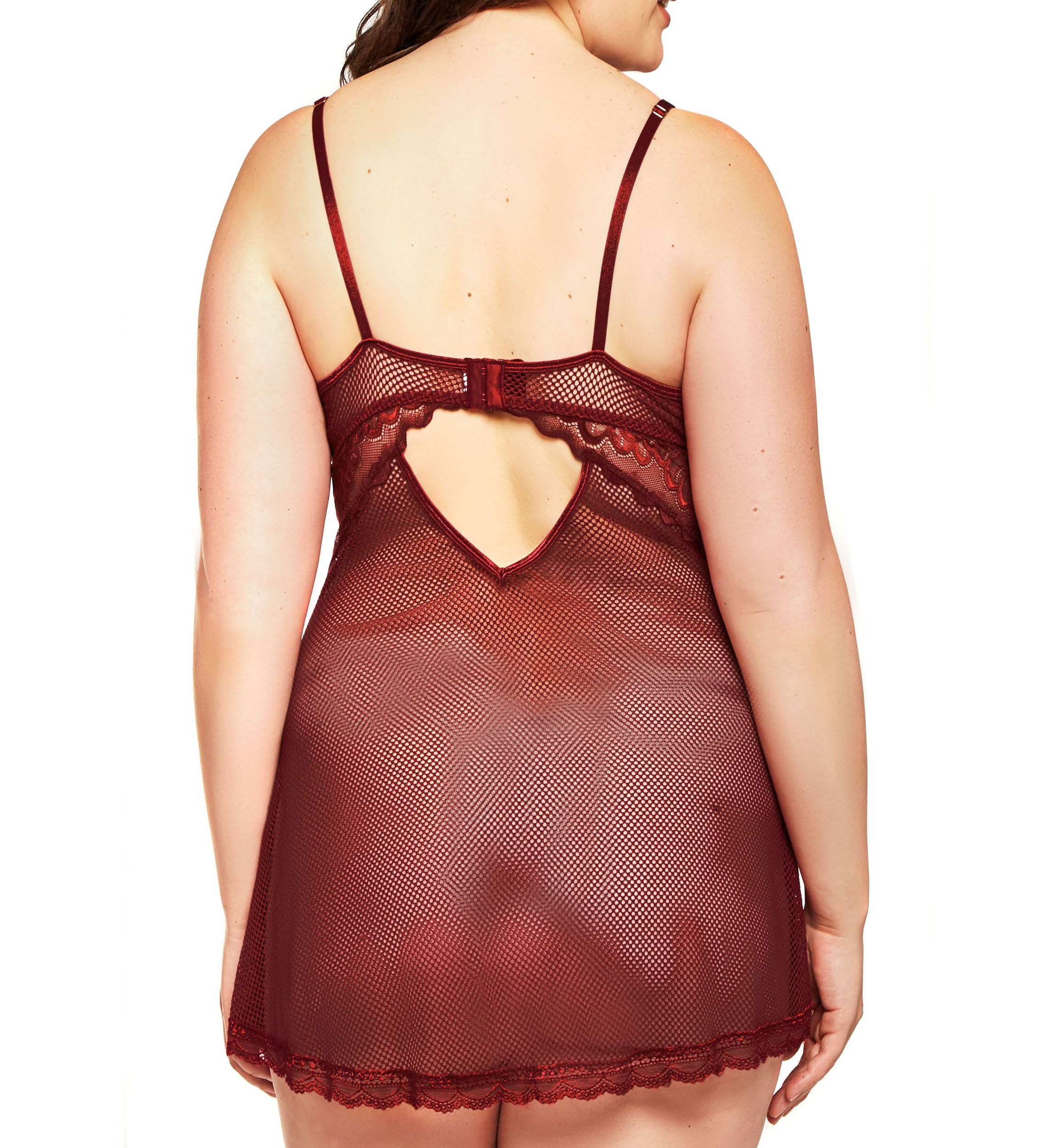 Plus Size  Desi Mesh Babydoll