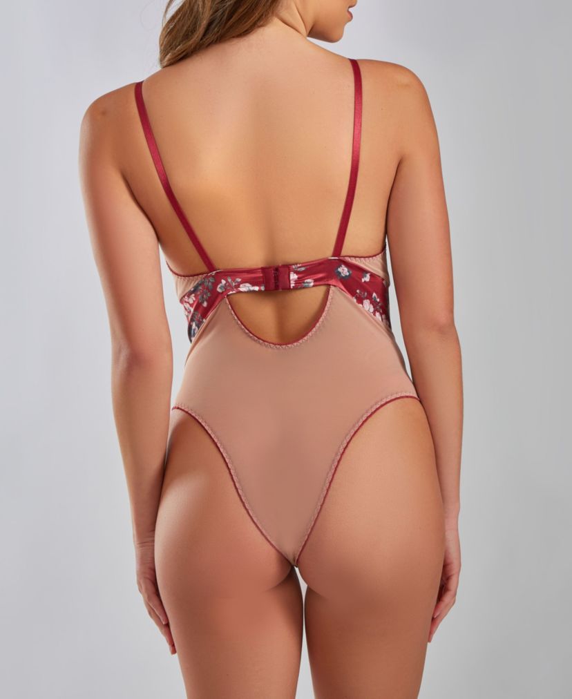 Sage Boho Micro Floral and Soft Mesh Teddy