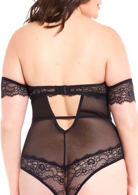 Plus Nadia Princess Lace Bodysuit