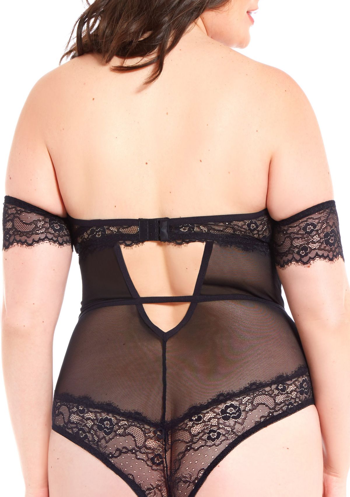 Plus Size Nadia Princess Lace Bodysuit
