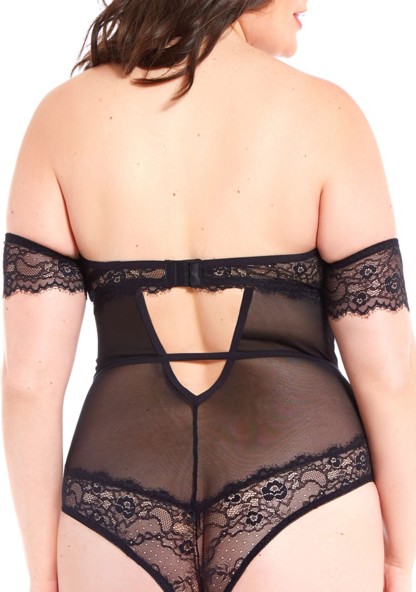 Plus Size Nadia Princess Lace Bodysuit