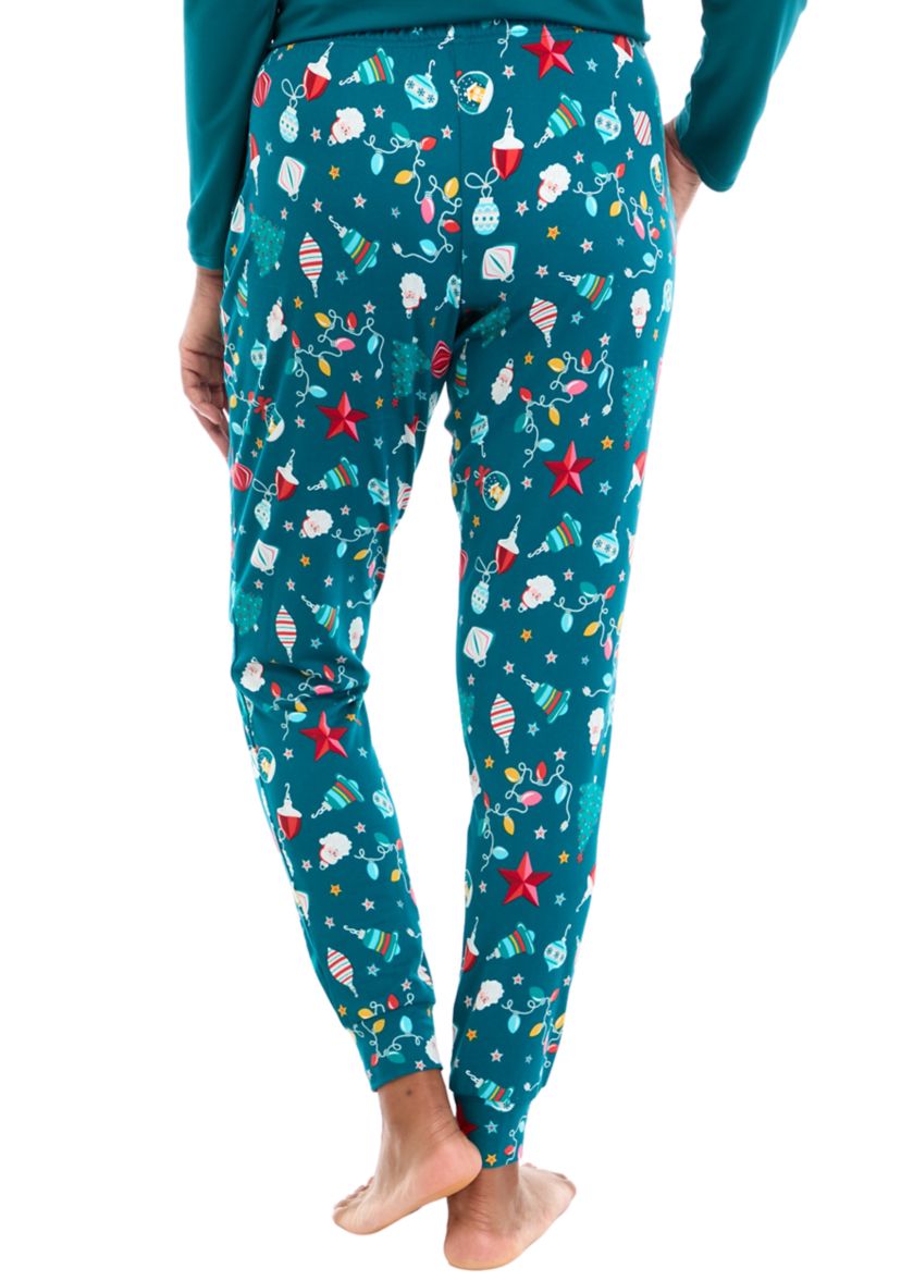 Womens Holiday Lights Joggers