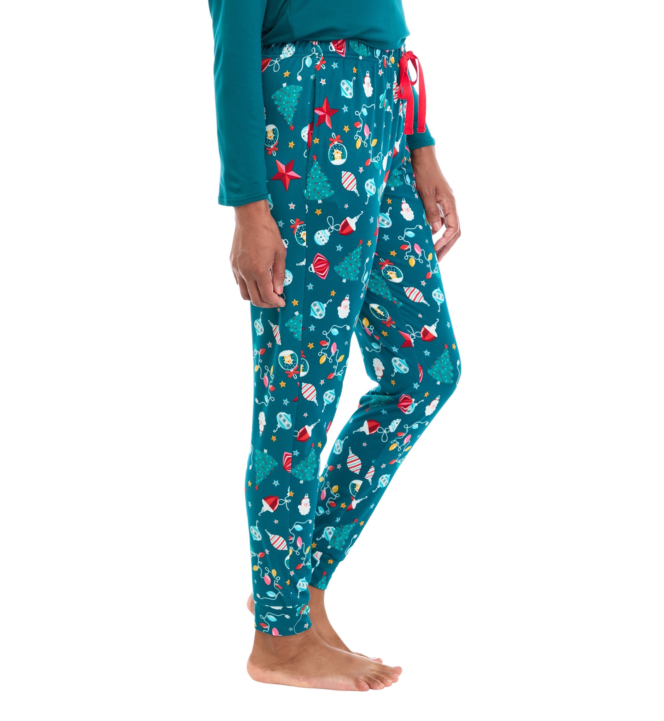 Womens Holiday Lights Joggers