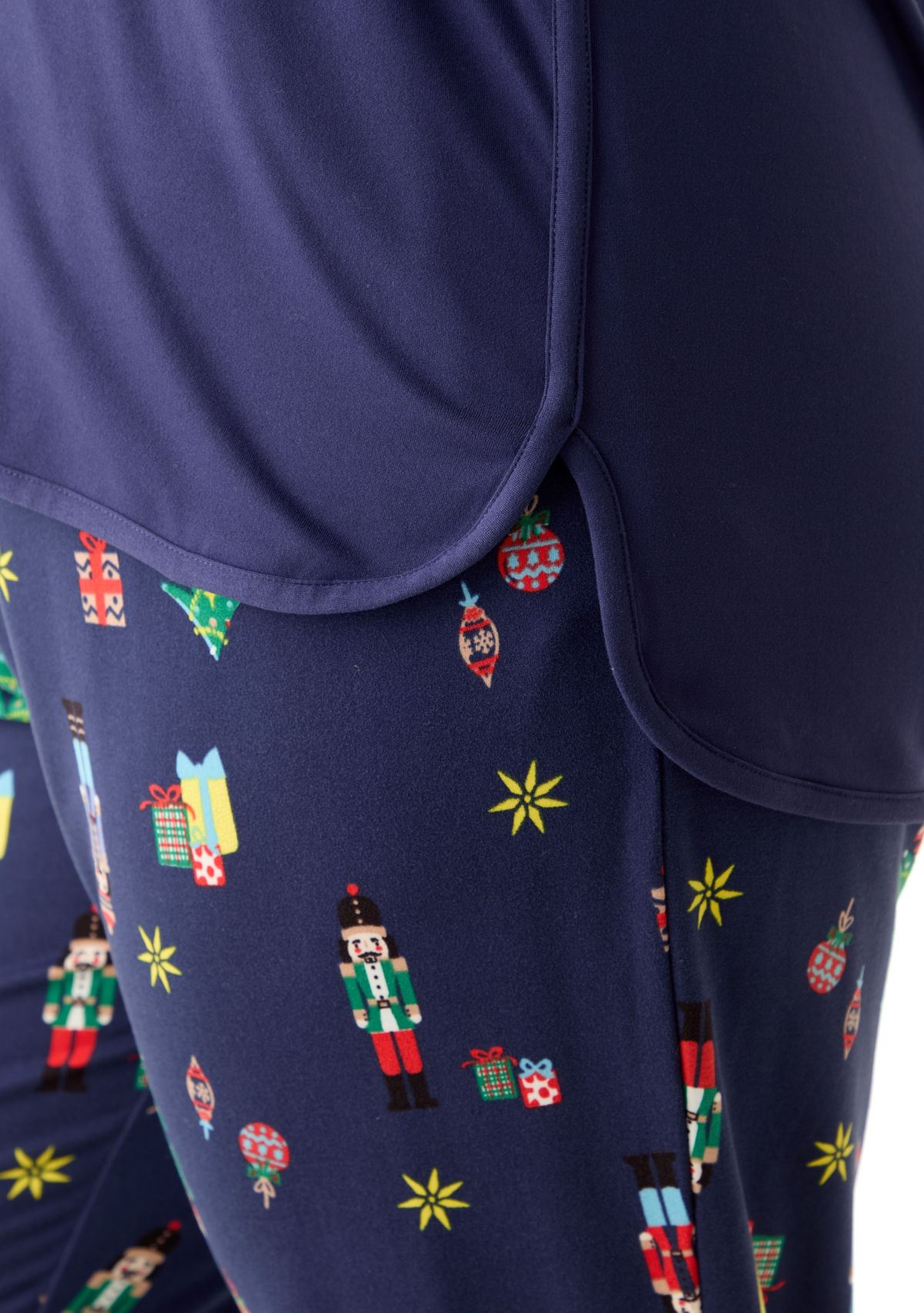 Plus Size Long Sleeve Pajama Top