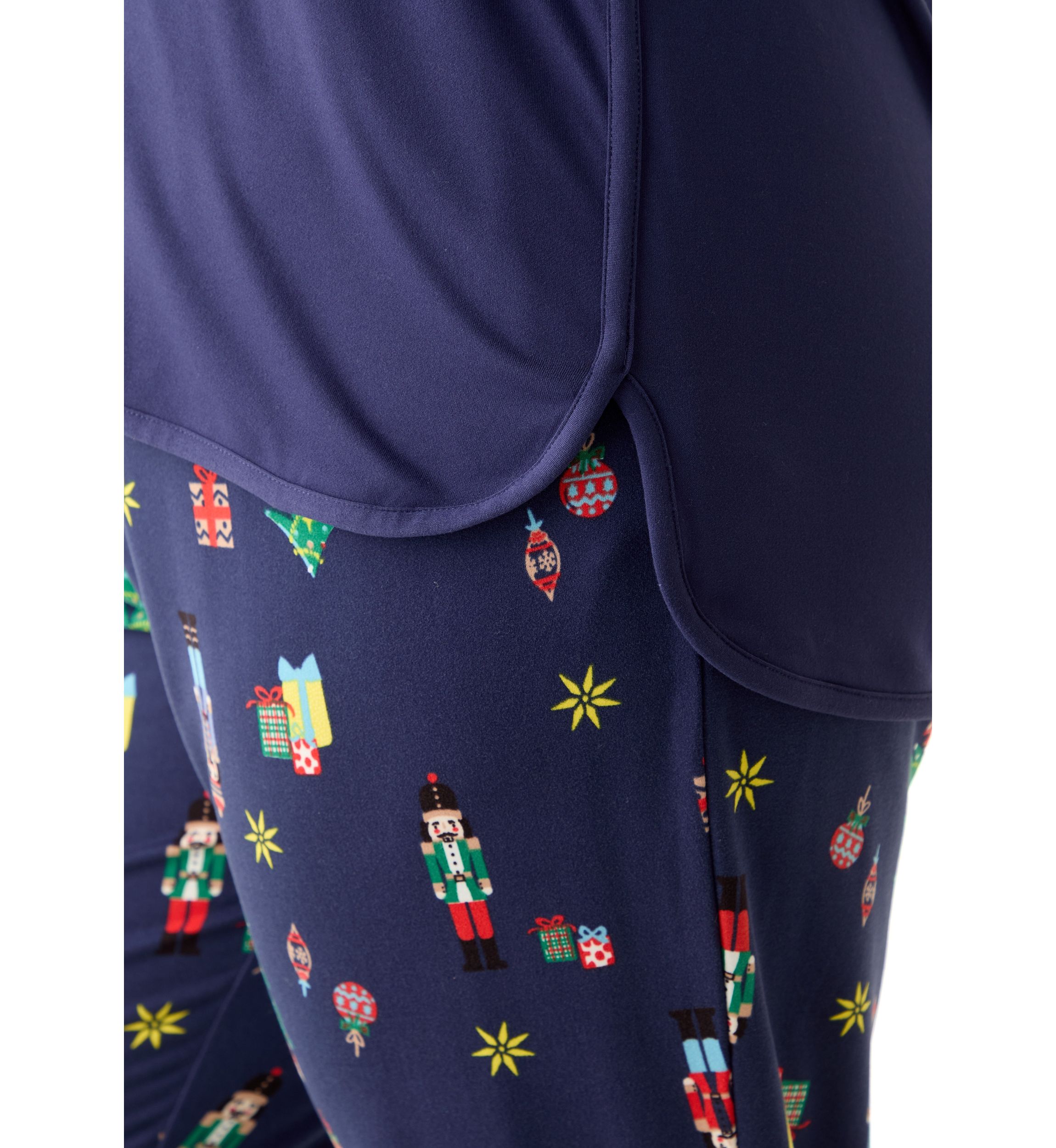 Plus Size Long Sleeve Pajama Top