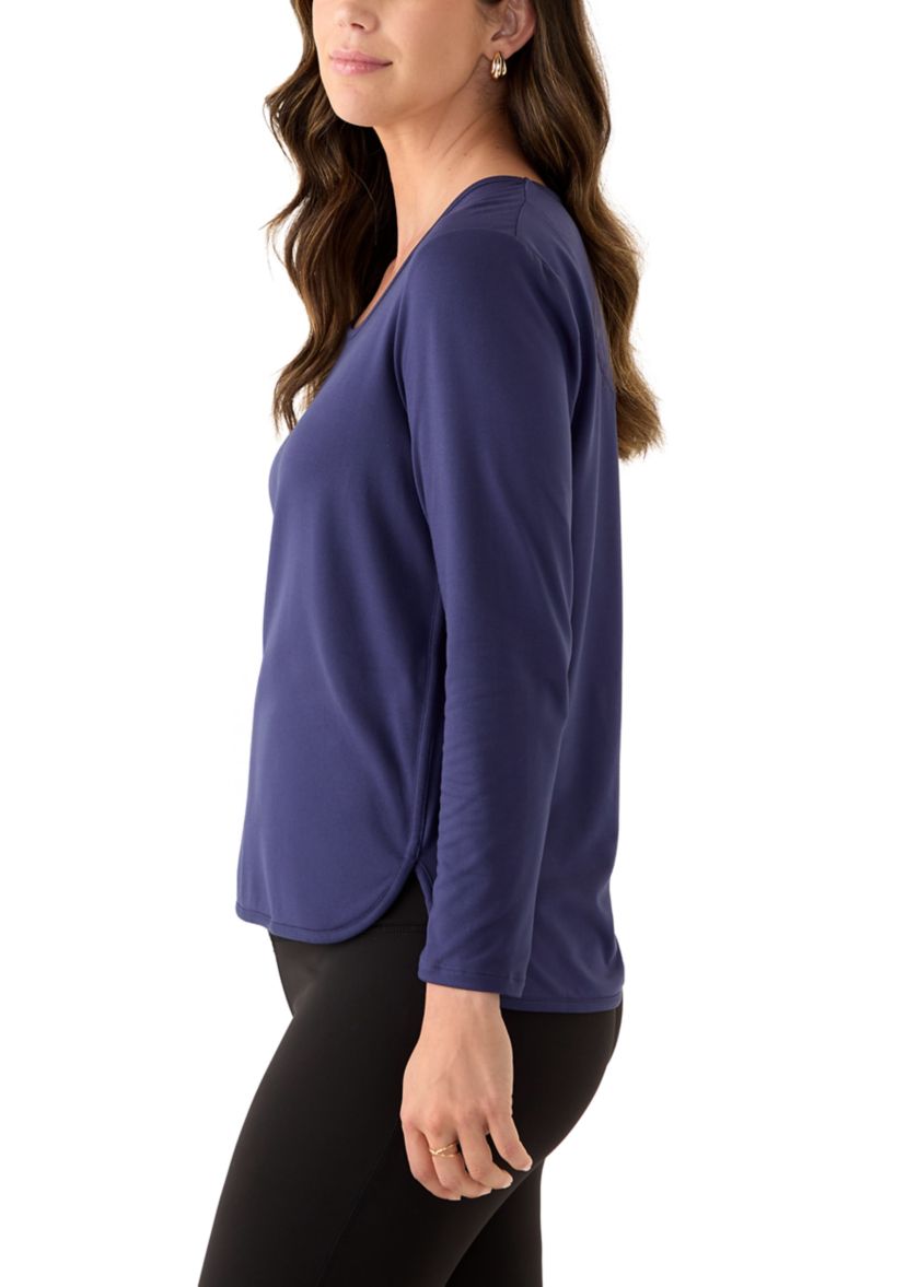Womens Long Sleeve Pajama Top