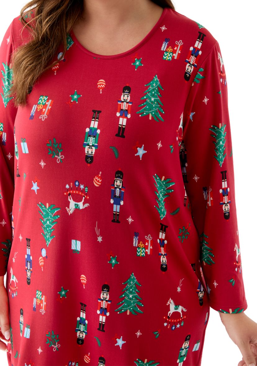Plus Size Nutcracker Nightgown