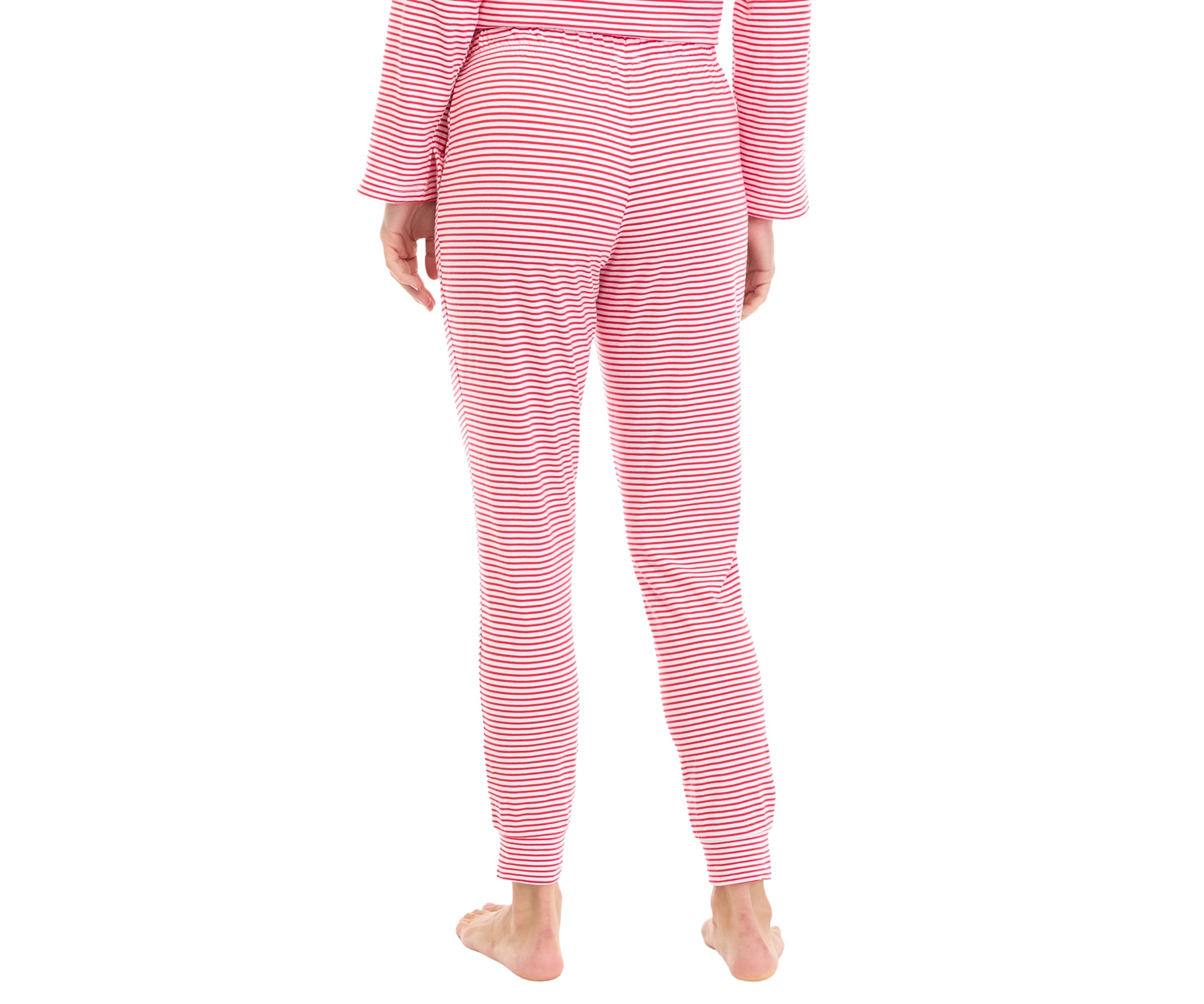 Womens Red Stripe Pajama Pants
