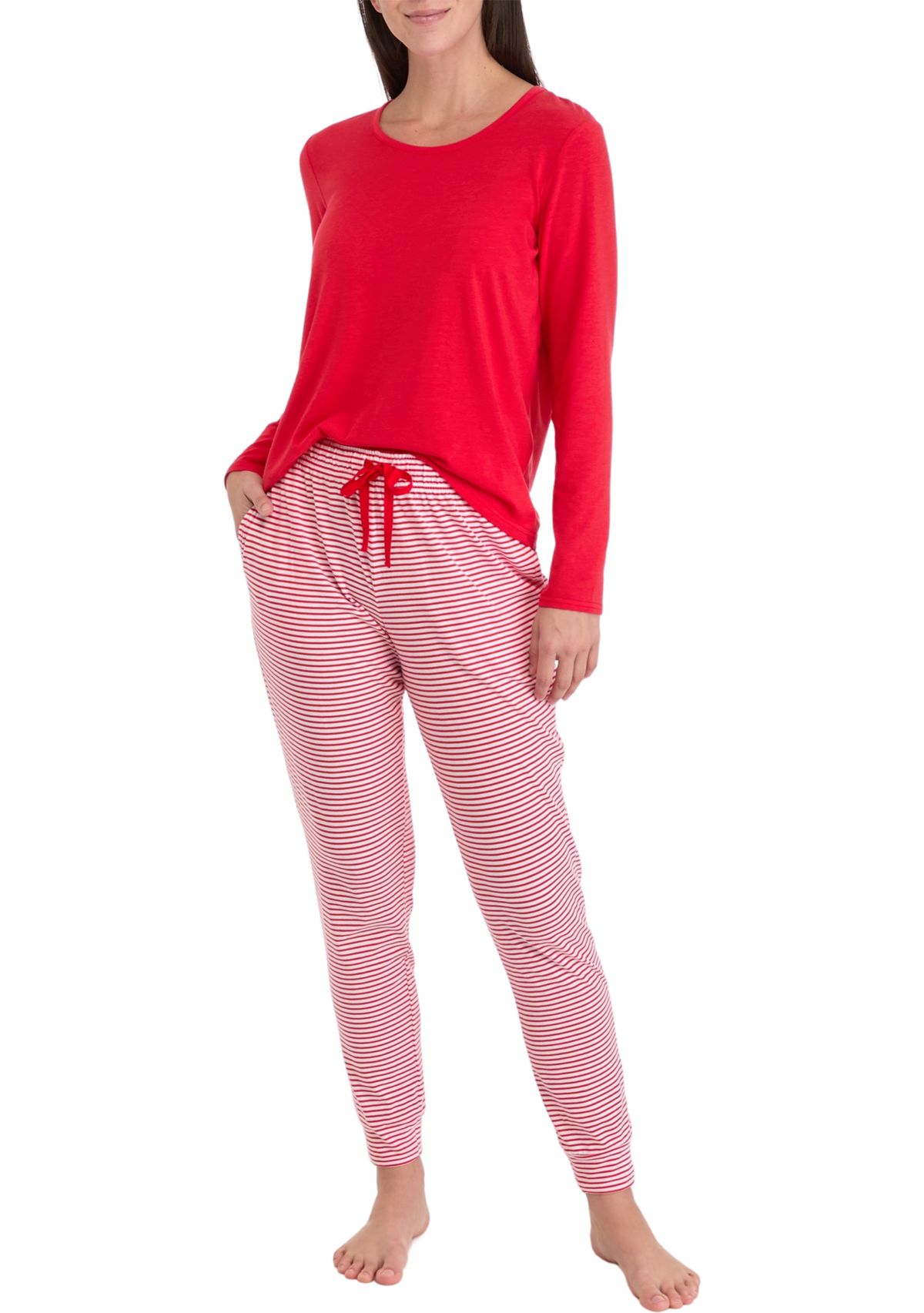 Womens Long Sleeve Pajama Top