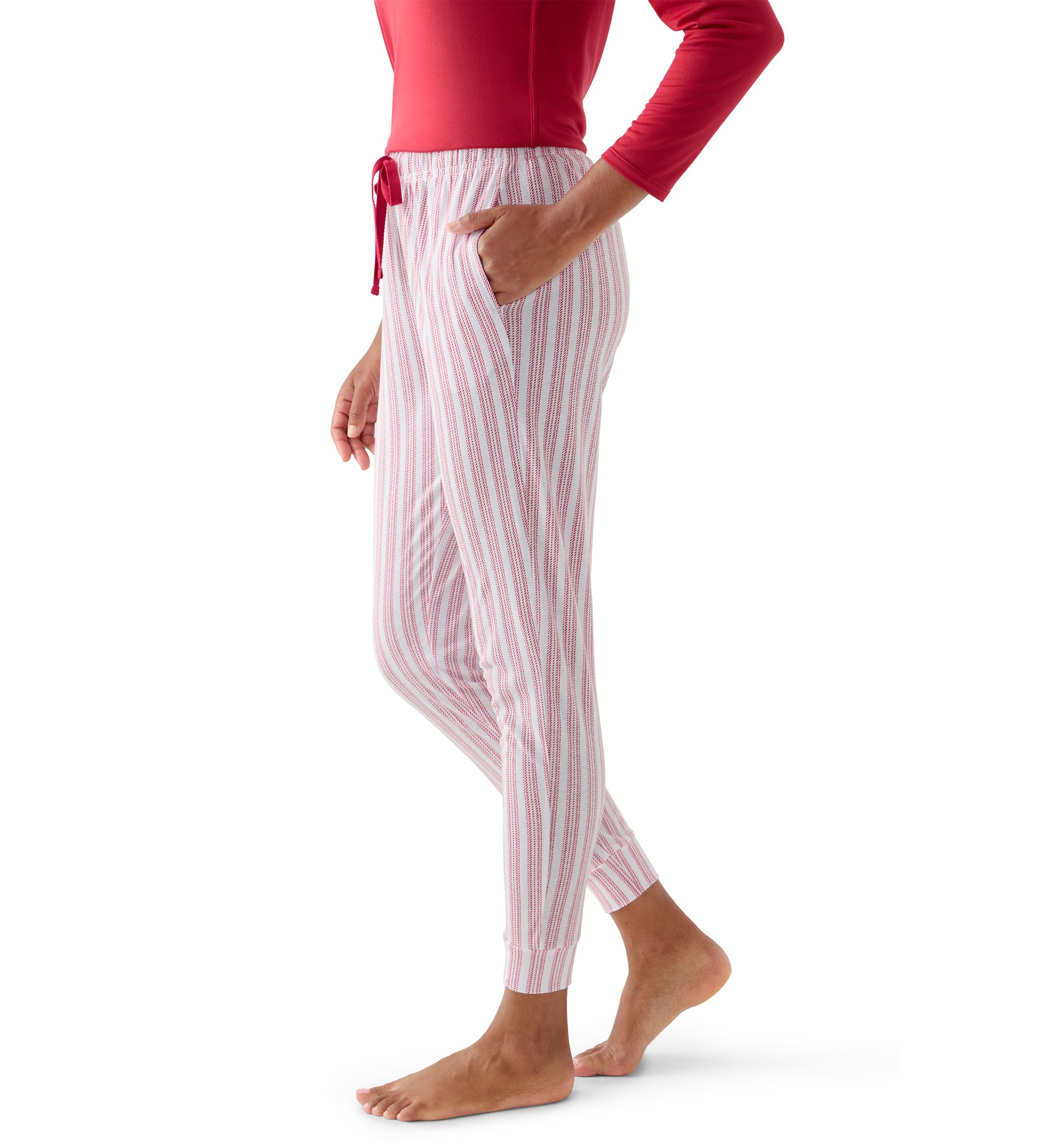 Red Stripe Pajama Pants