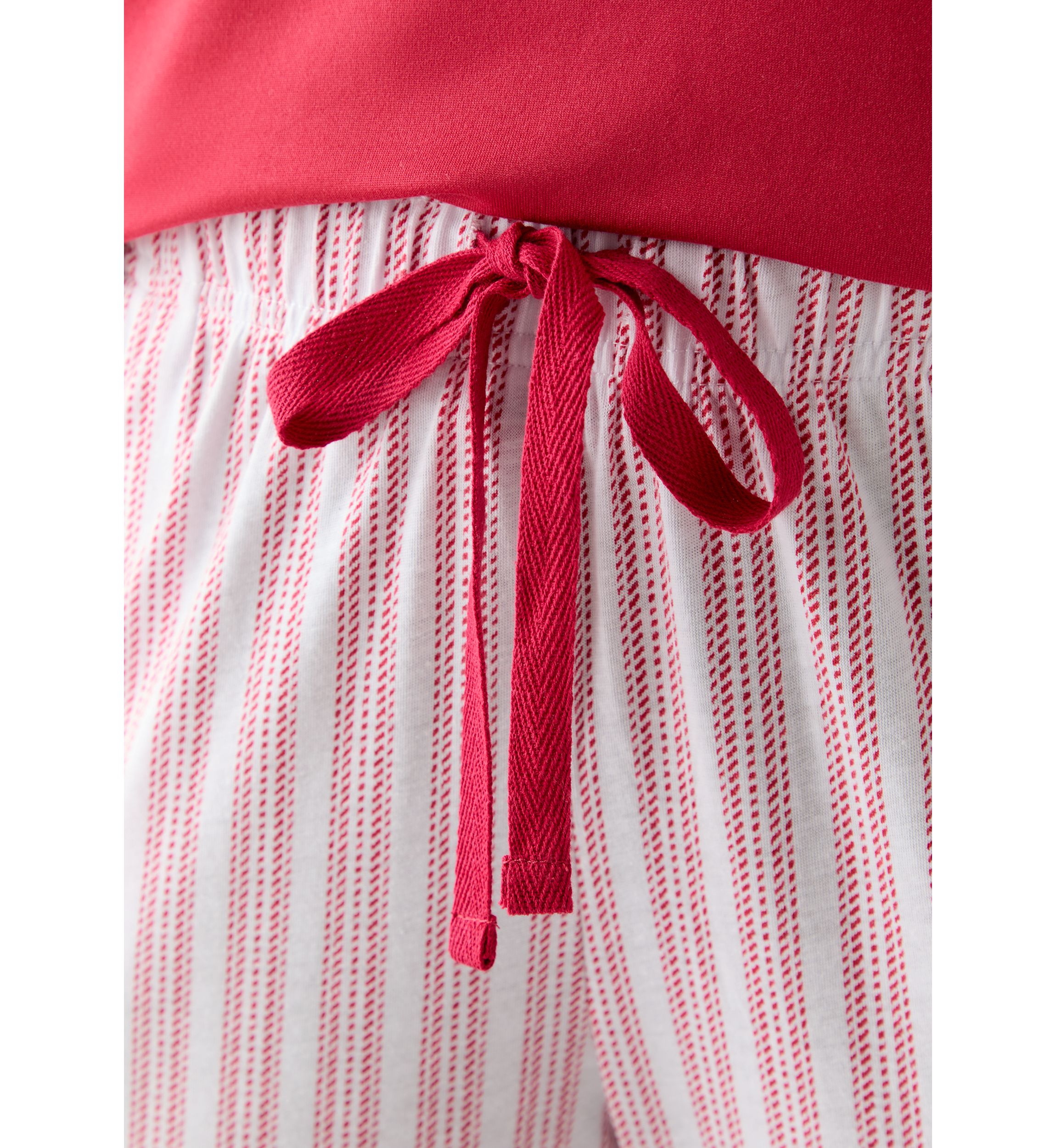 Red Stripe Pajama Pants