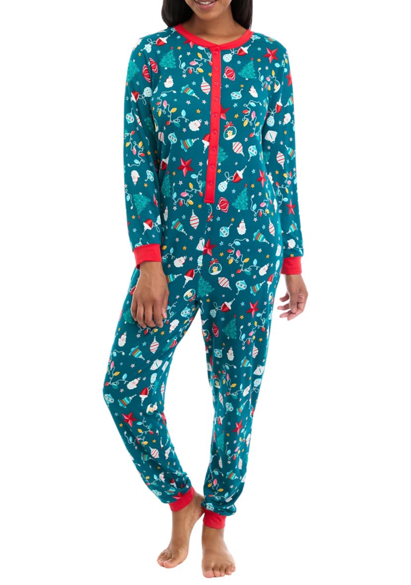 Womens Holiday Lights Onesie