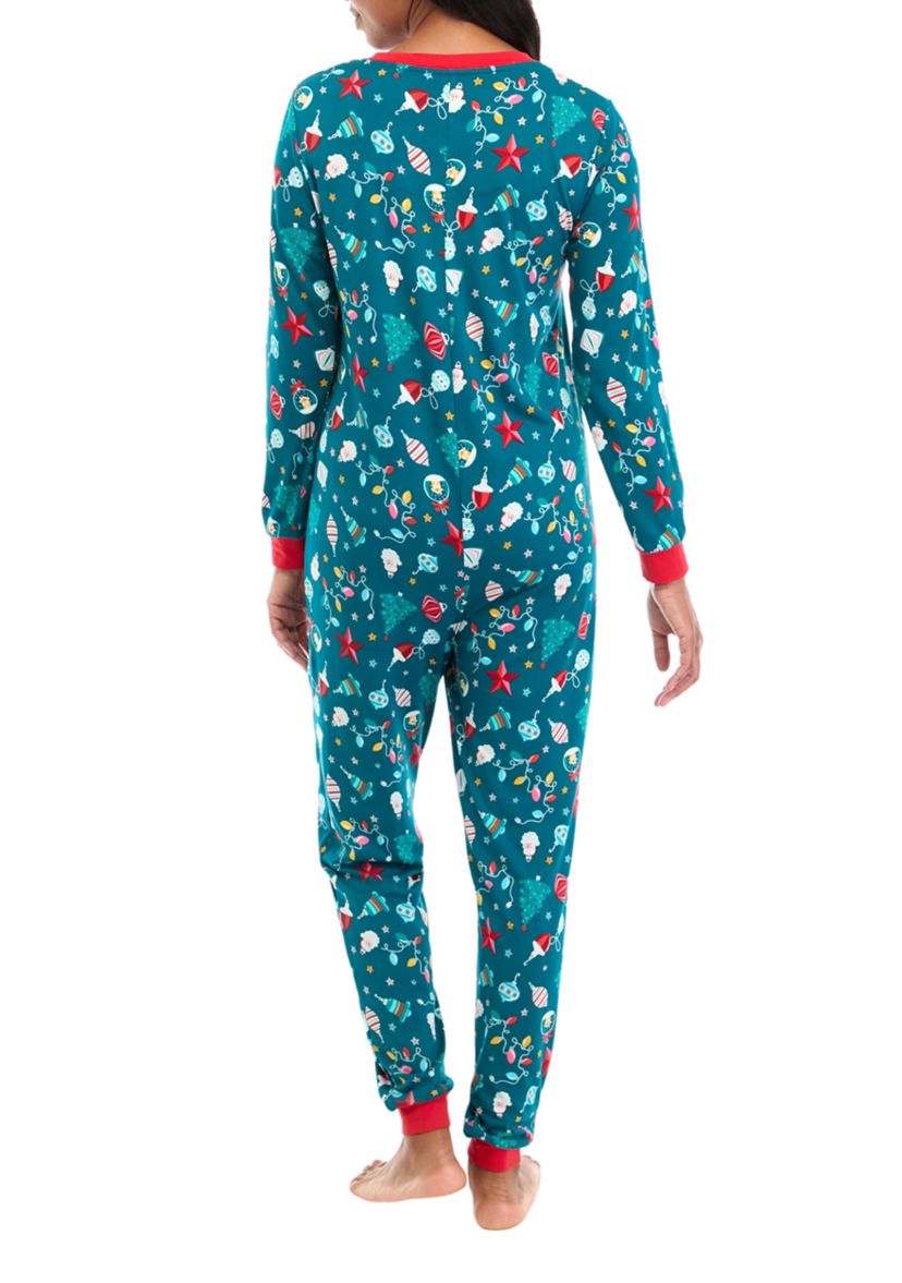 Womens Holiday Lights Onesie