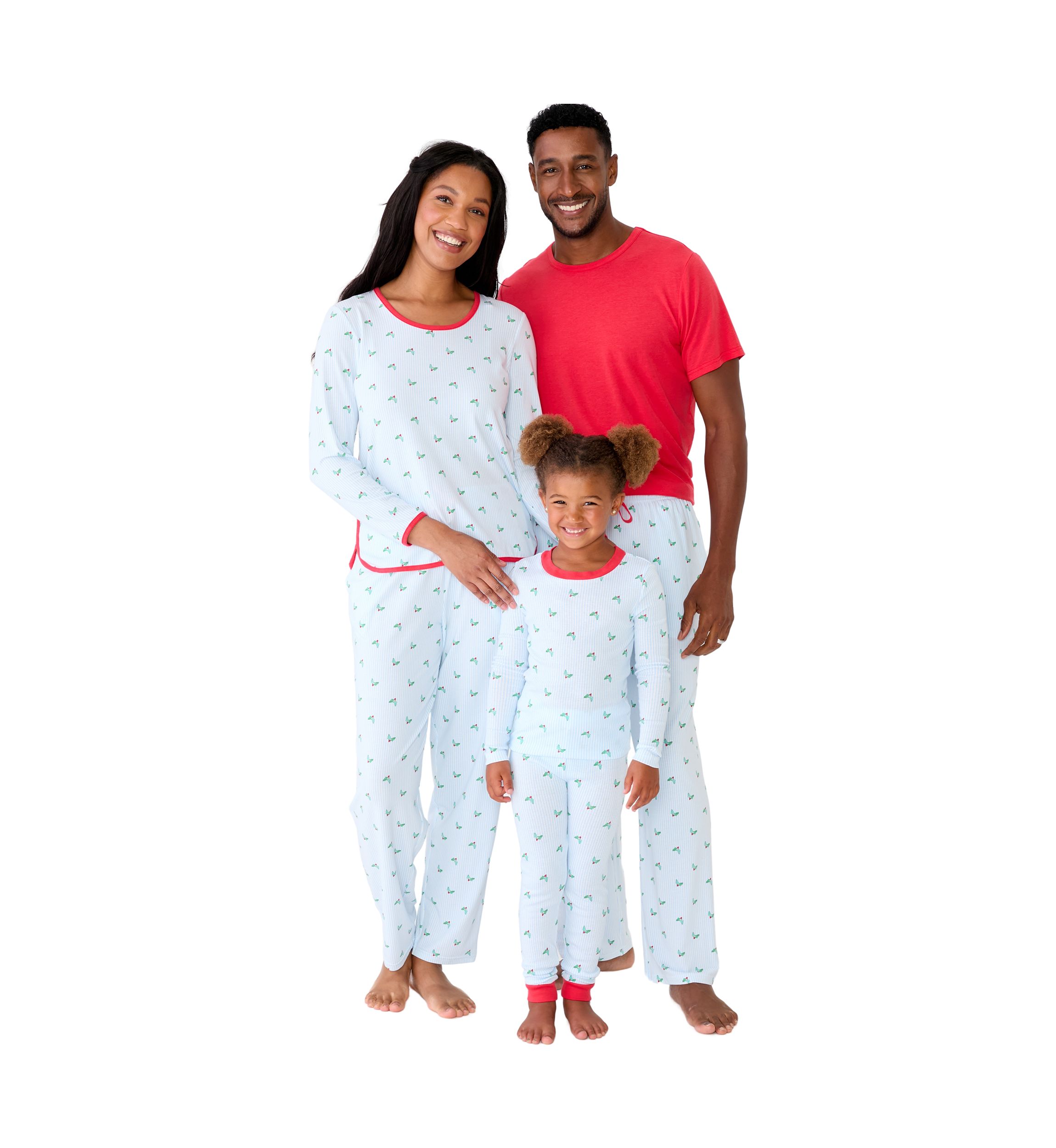Womens Jolly Stripe Long Sleeve Nightgown