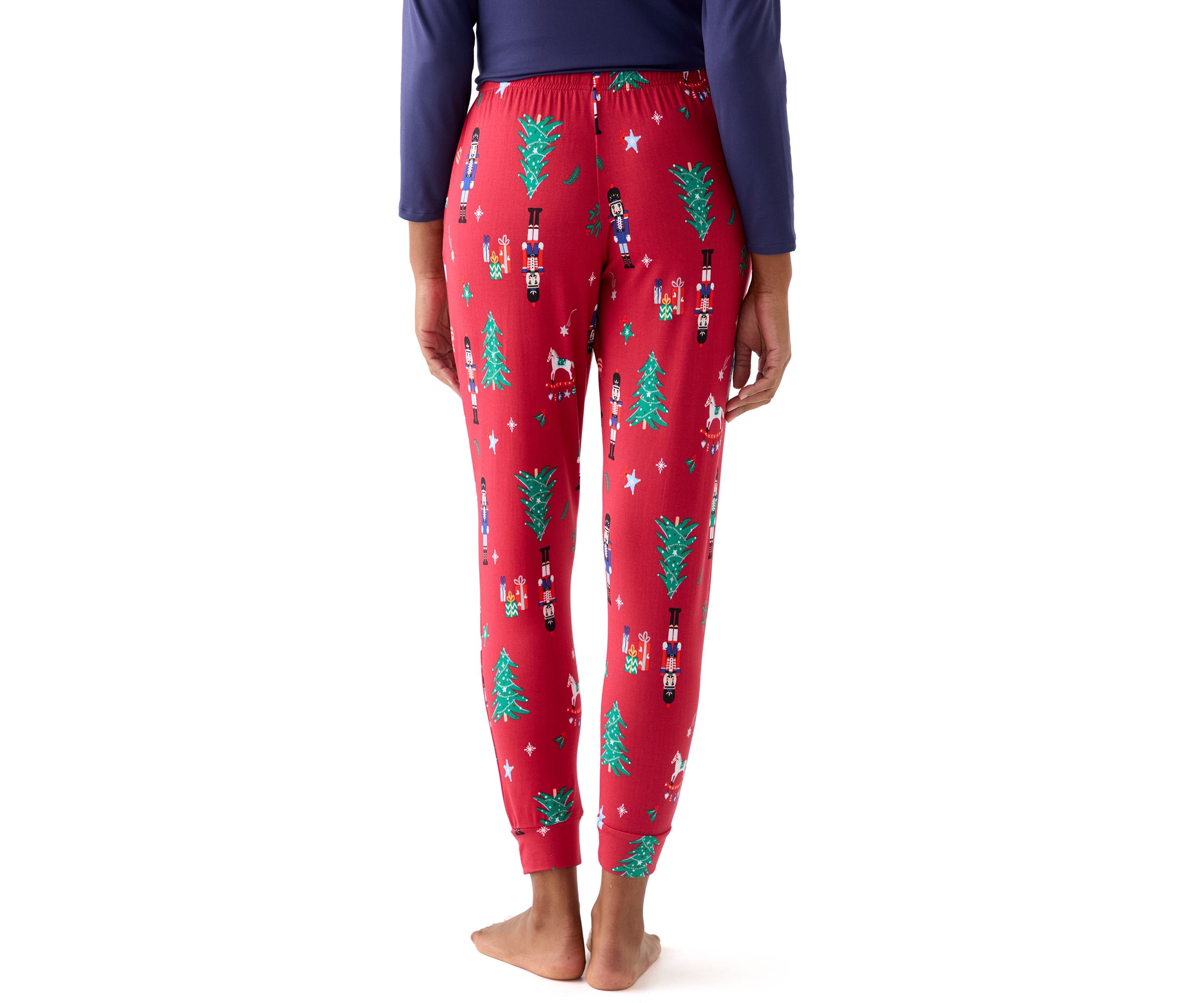 Womens Nutcracker Jogger Pajama Pants