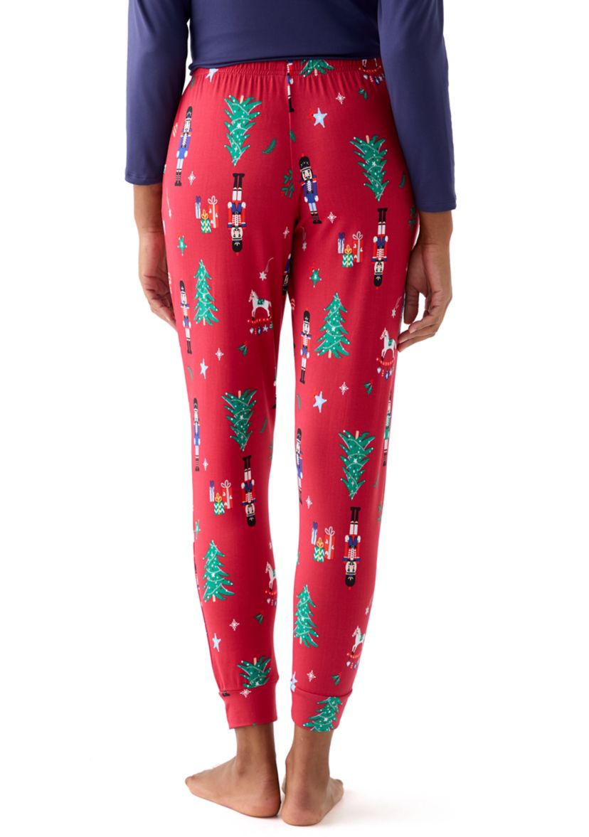 Womens Nutcracker Jogger Pajama Pants
