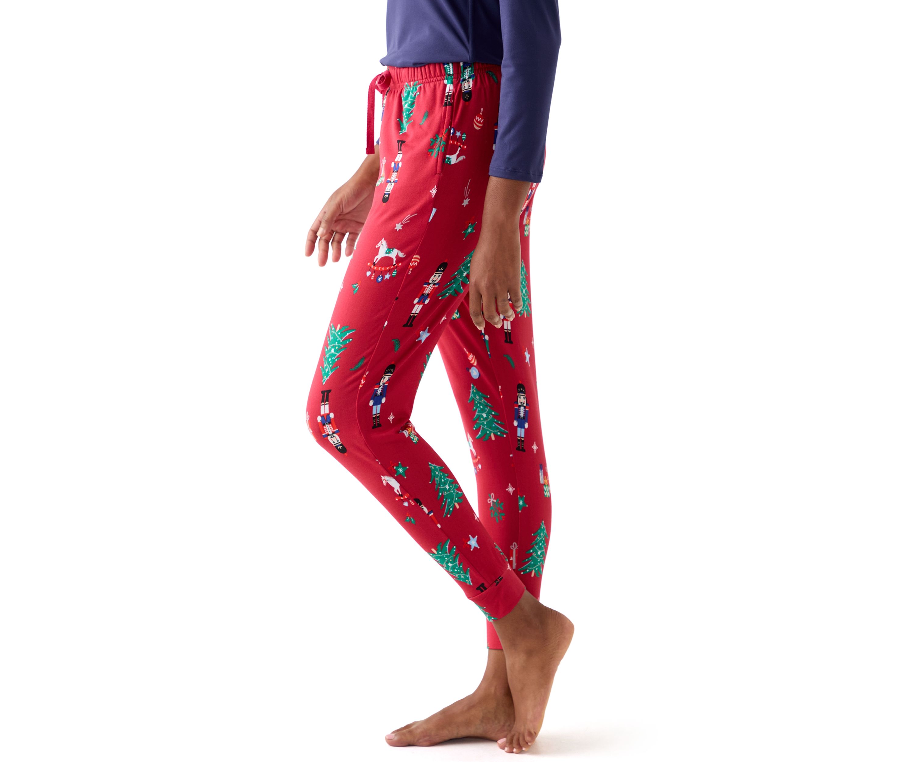 Womens Nutcracker Jogger Pajama Pants