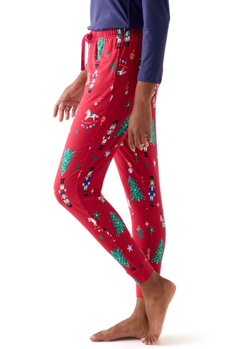Womens Nutcracker Jogger Pajama Pants