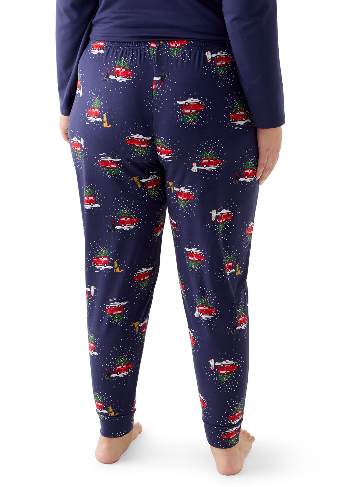 Plus Size Holiday Heritage Pajama Joggers