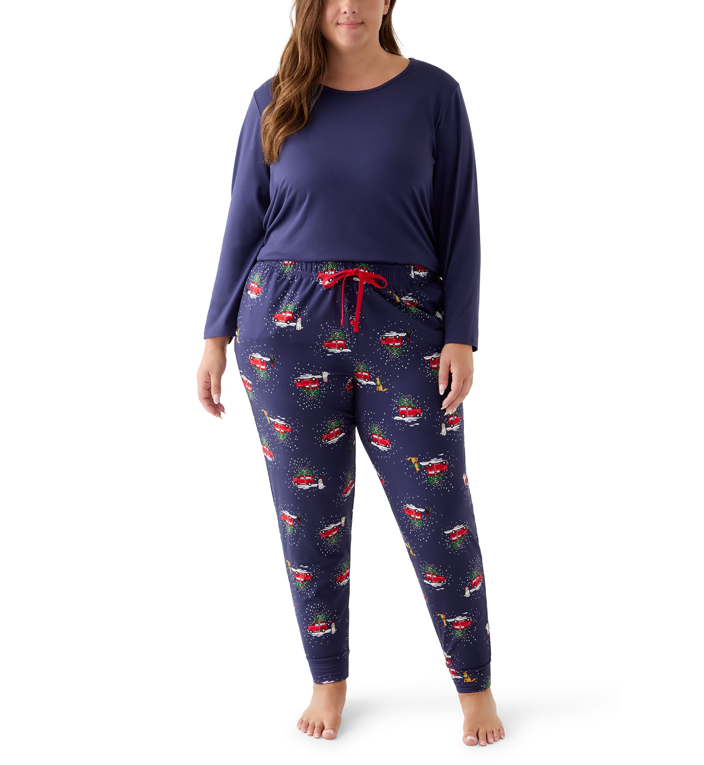 Plus Size Holiday Heritage Pajama Joggers