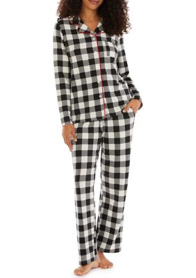 Buffalo check pajamas discount black and white