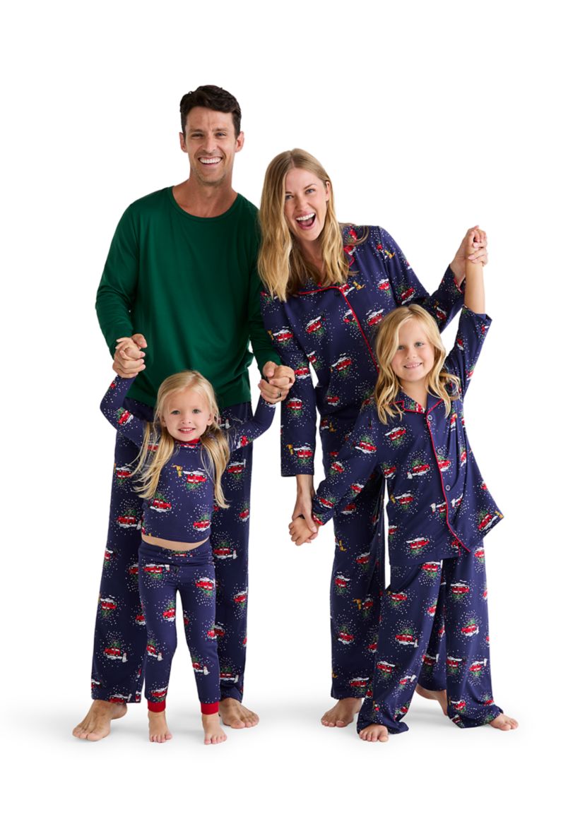 Womens Holiday Heritage Notch Pajama Set 