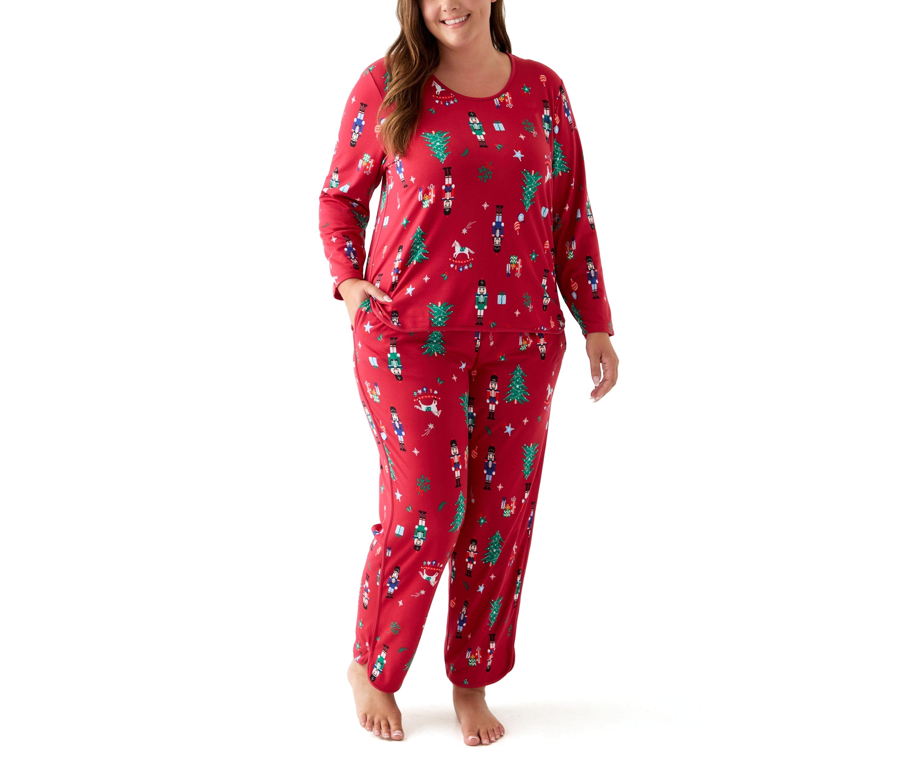Plus Size Nutcracker Dreams Pajama Set 