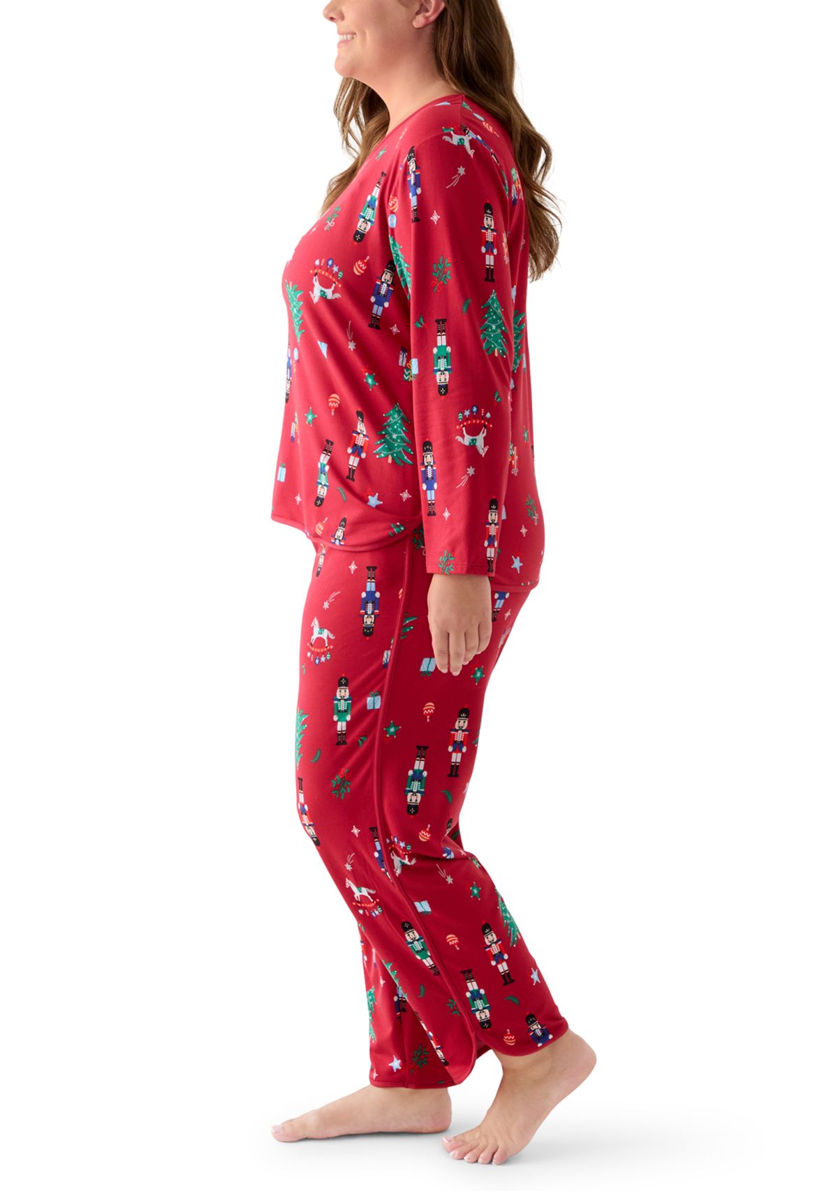 Plus Size Nutcracker Dreams Pajama Set 